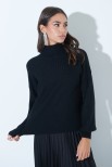 MAGLIA MEZZO COLLO NERO