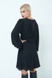 ABITO GEORGETTE NERO