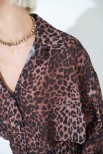 CAMICIA OVER LEOPARDATO