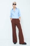 PANTALONE FLARE CON ELASTICO DIETRO MORO