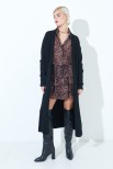 MAXI CARDIGAN CON TASCHE NERO