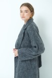 CAPPOTTO ACCAPPATOIO CON CINTURA GRIGIO