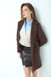 CAPPOTTO BASIC 2 BOTTONI MORO