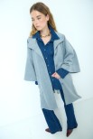 CAPPOTTO CON FONDO STONDATO GRIGIO