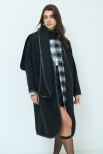 CAPPOTTO CON SCIARPA NERO