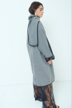 CAPPOTTO CON SCIARPA GRIGIO