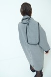 CAPPOTTO CON SCIARPA GRIGIO