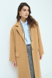 CAPPOTTO OVERSIZE LUNGO VISCOSA MISTO BISCOTTO