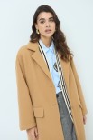 CAPPOTTO OVERSIZE LUNGO VISCOSA MISTO BISCOTTO