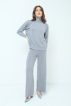 SET LUPETTO+PANTALONE LUREX GRIGIO