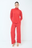 SET LUPETTO+PANTALONE LUREX ROSSO