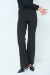 PANTALONE BANDA PIZZO NERO