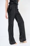 PANTALONE FLARE NERO