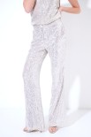 PANTALONE FLARE SILVER