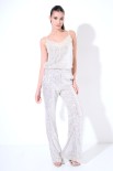 PANTALONE FLARE SILVER