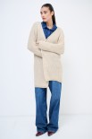 CARDIGAN LUNGO LUREX BURRO