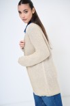 CARDIGAN LUNGO LUREX BURRO