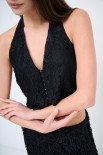 GILET IN PIZZO NERO