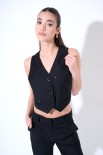 GILET MANOLANA STRASS NERO