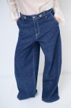 JEANS LARGO CON IMPUNTURE CHIARE JEANS