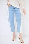 JEANS CON BANDA A CONTRASTO JEANS