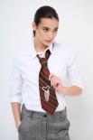 CAMICIA OXFORD CON CRAVATTA VINTAGE BIANCO