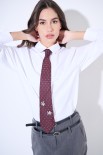 CAMICIA OXFORD OVER CON CRAVATTA BIANCO