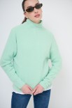 MAGLIA MEZZO COLLO MENTA