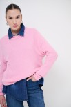 MAGLIA MEZZO COLLO ROSA