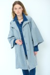 CAPPOTTO CON FONDO STONDATO GRIGIO