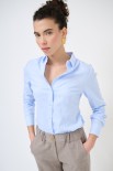 CAMICIA OXFORD CELESTE