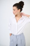 CAMICIA OXFORD OVER BIANCO