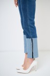 JEANS SLIM CON RISVOLTO CUCITO JEANS