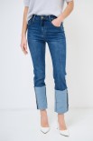 JEANS SLIM CON RISVOLTO CUCITO JEANS