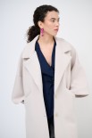 CAPPOTTO OVER MANICA 384 AMPIA ACCOPPIATO BEIGE