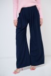 PANTALONE CON PIEG. BOTTONE BLU