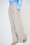 PANTALONE LUREX FIAMMATO BEIGE