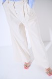 PANTALONE SPIGATO CON PINCE PANNA