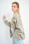 BOMBER OVER CON SPILLA BEIGE