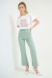 PANTALONE FILARE CROP SALVIA