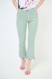 PANTALONE STRAIGHT TAGLIO VIVO SALVIA