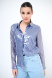 CAMICIA PAILLETTES CARTA ZUCCHERO