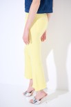 PANTALONE STRAIGHT TAGLIO VIVO GIALLO