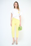 PANTALONE CINQUE TASCHE GIALLO