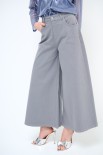 PANTALONE/GONNA GABARDINA GRIGIO