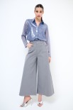 PANTALONE/GONNA GABARDINA GRIGIO