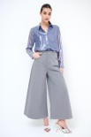 PANTALONE/GONNA GABARDINA GRIGIO