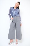 PANTALONE/GONNA GABARDINA GRIGIO