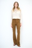 PANTALONE FLARE DAINETTO CAPPUCINO