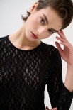 MAGLIA BODY MANICA 3/4 NERO